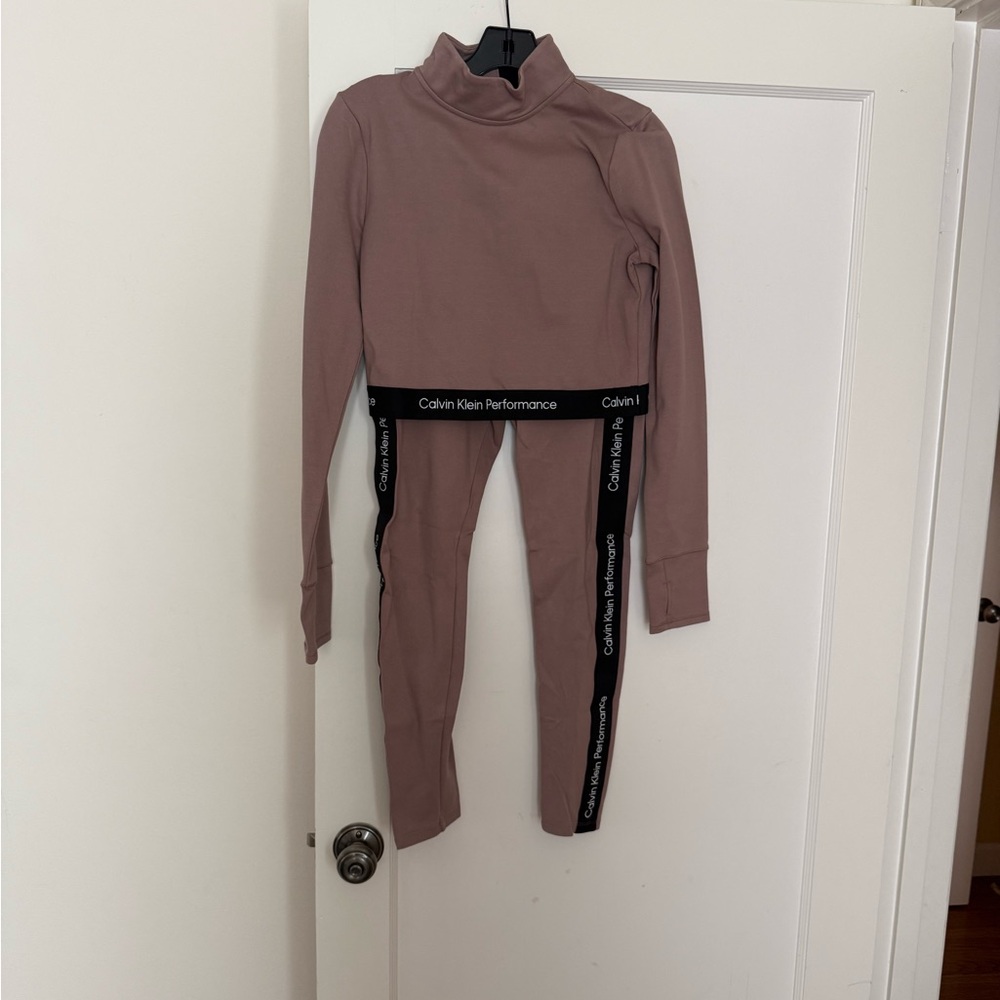 Calvin Klein Performance Mauve Set